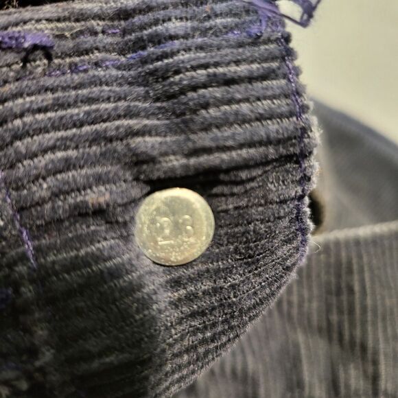 Vintage 70s Levi’s Corduroy Pants Mens 32x31 Navy - Picture 5 of 13